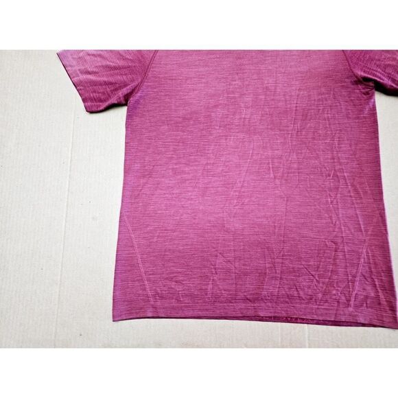 Lululemon Metal Vent Tech Short Sleeve Men's Size Medium Red - Picture 2 of 15